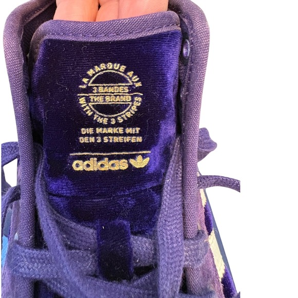 Adidas Matchcourt High RX Na-Kel Smith Sneakers, Purple Velvet, Size 8.5, Skate - Picture 7 of 8